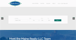 Desktop Screenshot of mainerealtyllc.com