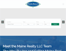 Tablet Screenshot of mainerealtyllc.com